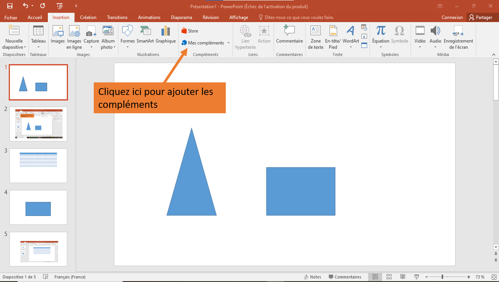 Comment ajouter des compléments