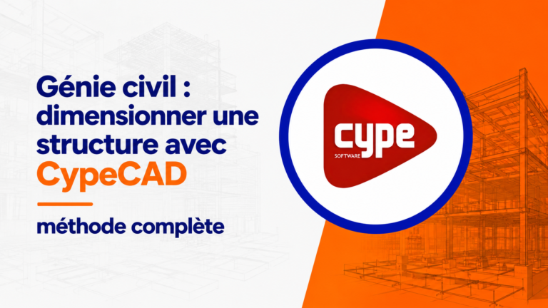 Génie civil : dimensionner une structure avec CypeCAD — méthode complète