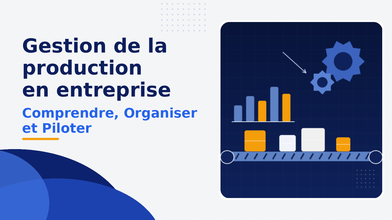 Gestion de la production en entreprise : Comprendre, Organiser et Piloter